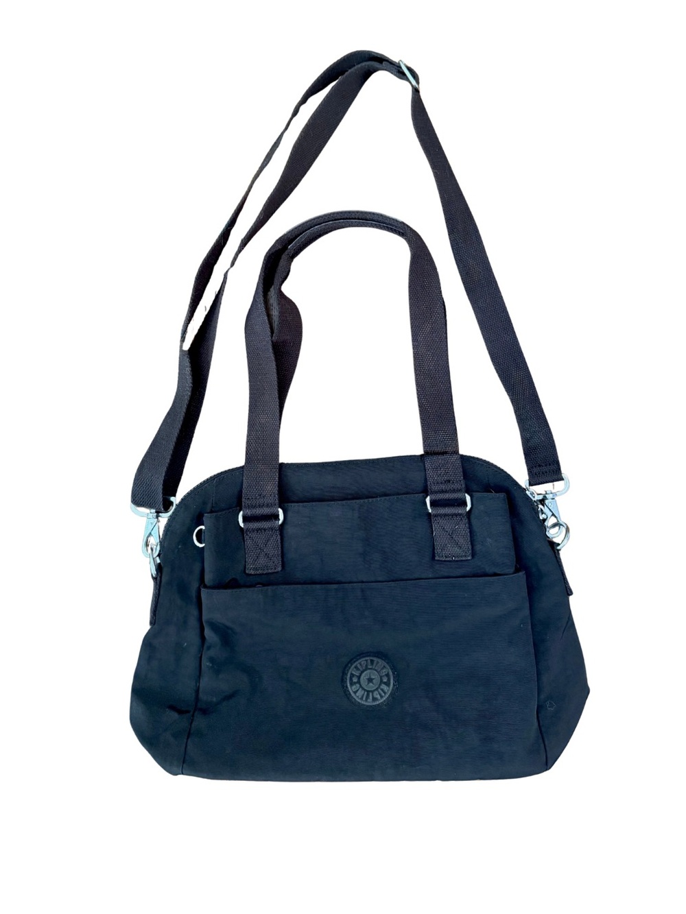 Kipling Black Nylon Convertible Shoulder Bag